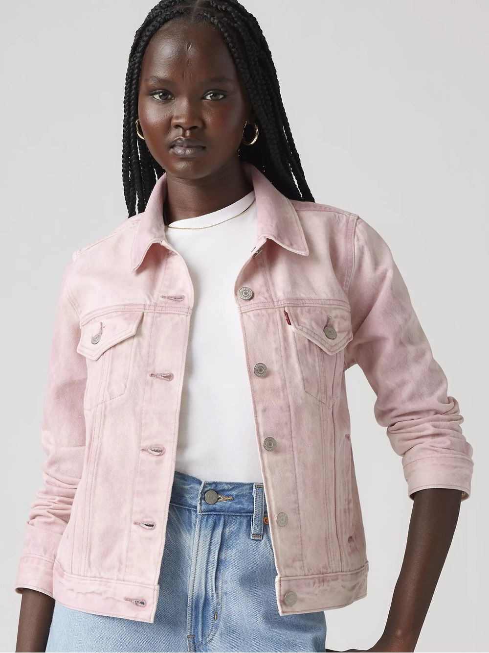 Levi’s Original Trucker Jacket – Women’s XS – Light Pink Denim 💕